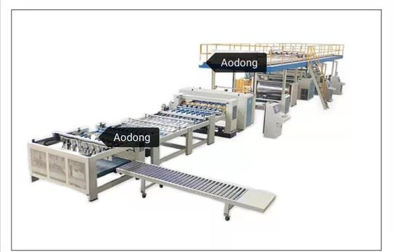 Corrugated Cardboard Production Line  Manufacturing Machine 5 Ply