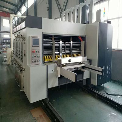 HD Flexographic Box Printing Machine , Corrugated Rotary Die Cutter